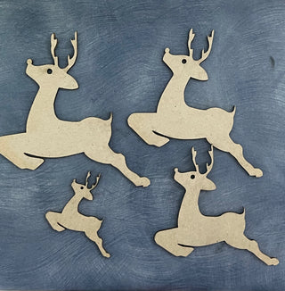 Remember When Chipboard - Dancing Reindeers - Scrap Of Your Life 