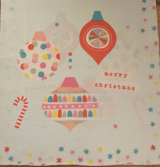 Decoupage Serviette / Napkin Christmas Baubles - Scrap Of Your Life 