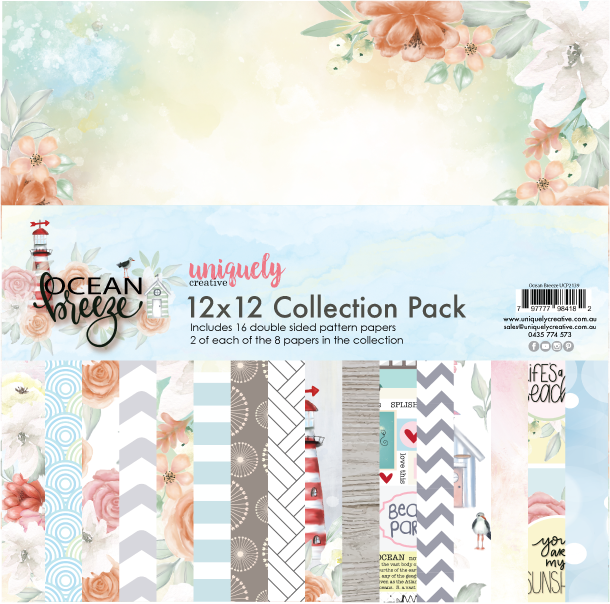 Uniquely Creative - Collection Pack - Ocean Breeze - Scrap Of Your Life 