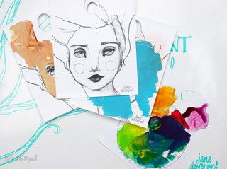 Jane Davenport Mixing Palette Sheets - Scrap Of Your Life 