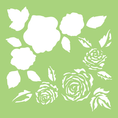 Kaisercraft Stencil - Roses - Scrap Of Your Life 