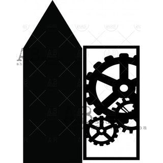 AB Studio - Mix media 3D House and Cog Set - Scrap Of Your Life 