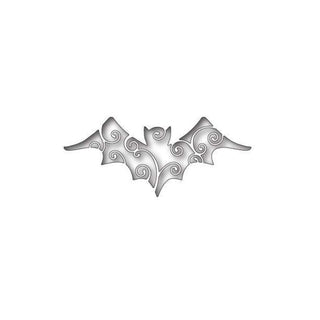 Poppystamps Craft Die - Swirly Bat Cutout Die - Scrap Of Your Life 