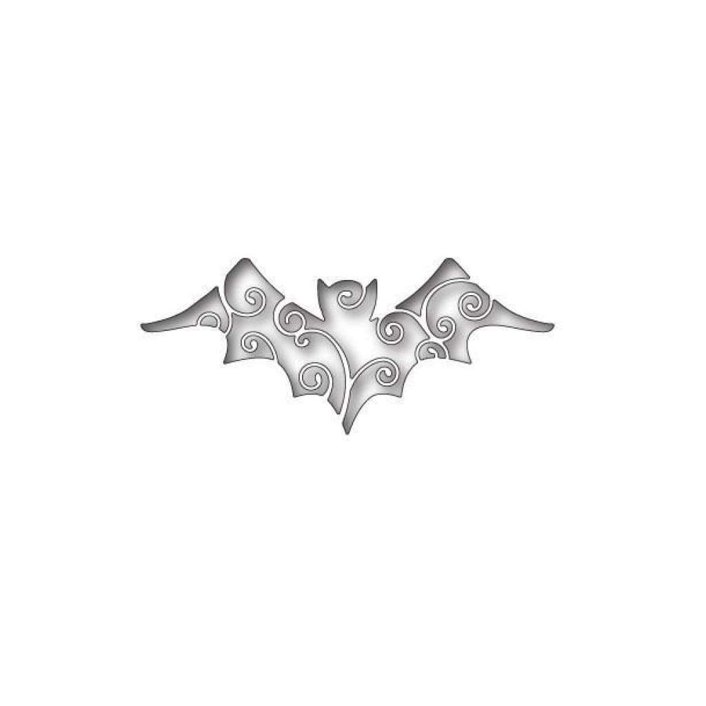 Poppystamps Craft Die - Swirly Bat Cutout Die - Scrap Of Your Life 