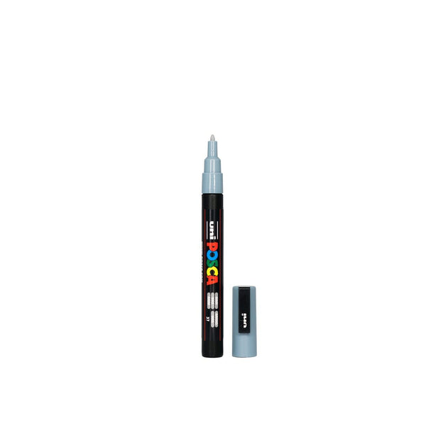 POSCA 3M Fine Bullet Tip Pen - Grey - Scrap Of Your Life 