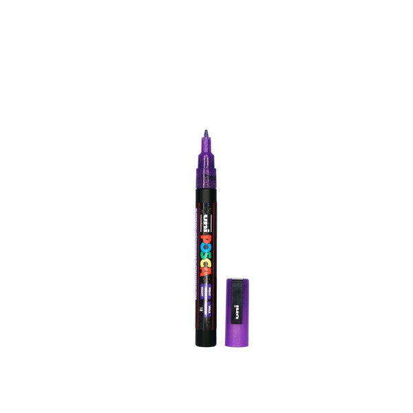POSCA 3M Fine Bullet Tip Pen - Glitter Violet - Scrap Of Your Life 