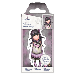 Santoro's Gorjuss Rubber Stamp -  #5 Jar of Hearts - Scrap Of Your Life 