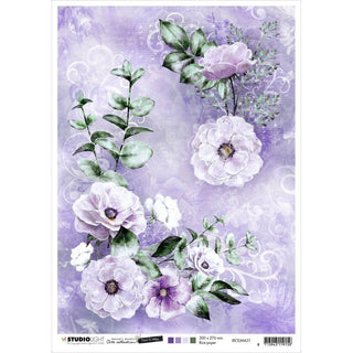 Studio Light - Jeanine's Mindful Art - Time To Relax Rice Paper A4 JMA31 - Scrap Of Your Life 