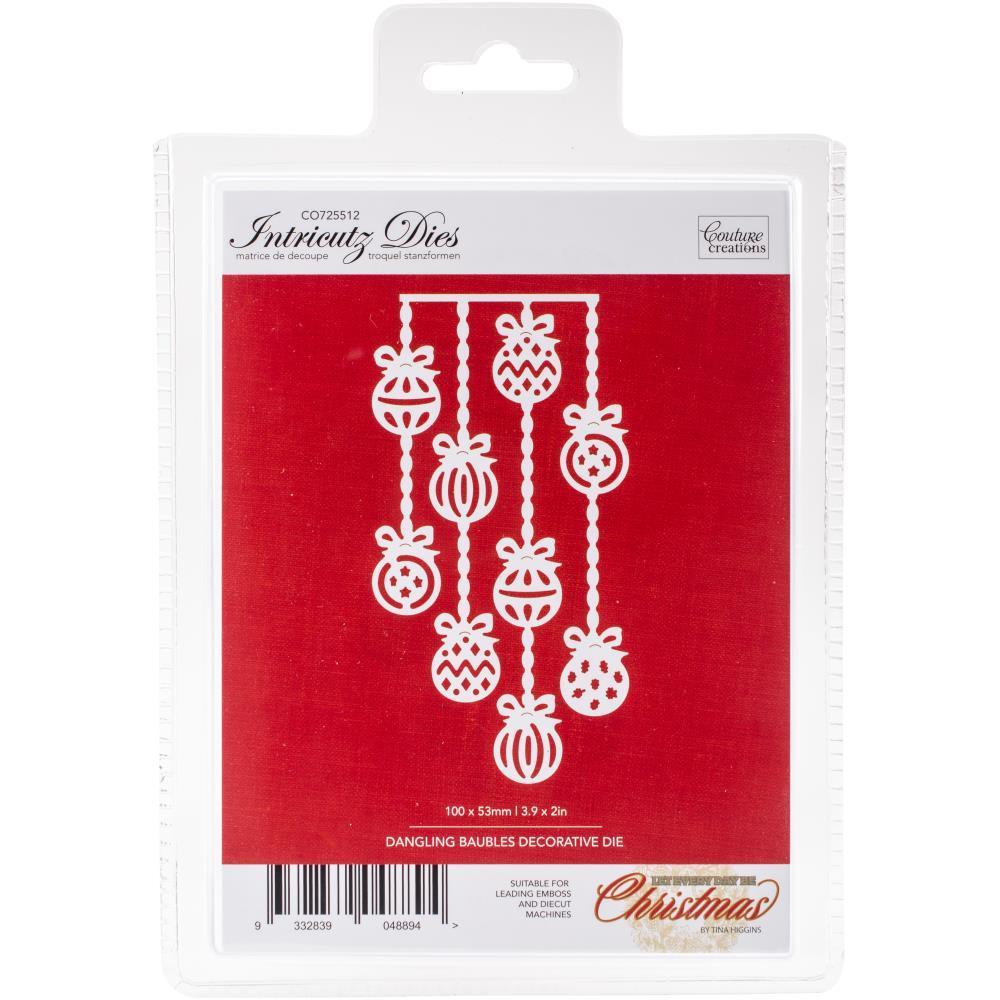 Couture Creations - Intricutz Dies - Dangling Baubles Decorative Metal Die - Scrap Of Your Life 