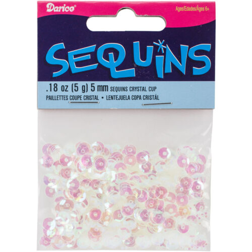 Darice - Cupped Sequins 5mm - Crystal - Scrap Of Your Life 