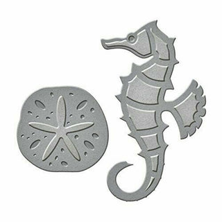 Spellbinders Die - D-Lites Seahorse & Sand Dollar - Scrap Of Your Life 