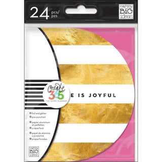 MAMBI- Happy Planner - Foil and Glitter Inserts (Pre-Punched - Scrap Of Your Life 