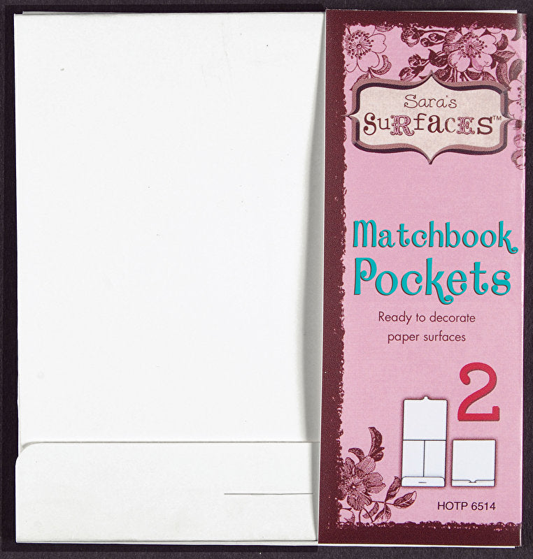 Hot Off The Press Sara's Surfaces Matchbook Pockets - Scrap Of Your Life 