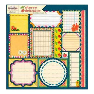 Sassafras Lass - Cherry Delicious Collection - Journal Tags - Scrap Of Your Life 