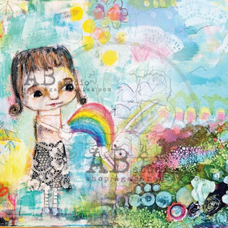 AB Studios -  12" x 12" Double Sided Cardstock Paper- Shine Your Light - Morning Shine - Scrap Of Your Life 