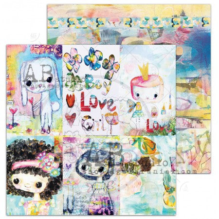 AB Studios - Shine Your Light  - 12 x 12 Scrapbooking Paper - Colourful Mood - Scrap Of Your Life 
