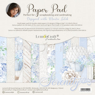 Lemoncraft - Scrapbooking Paper Pad 6" x 6" - Serenity Collection - Scrap Of Your Life 