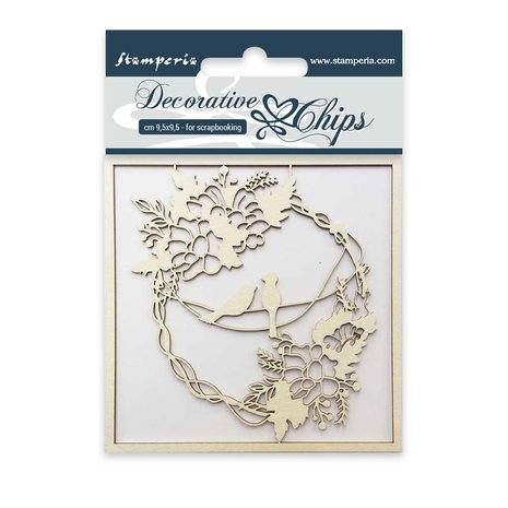 Stamperia Decorative Chips - Garland - Scrap Of Your Life 
