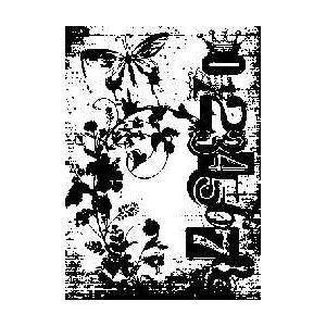 Tim Holtz Components Unmounted Rubber Stamps - Fairy Garden - Scrap Of Your Life 