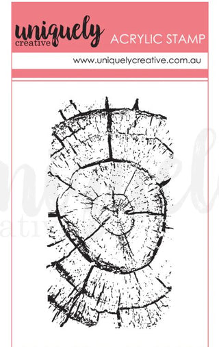 Uniquely Creative - Acrylic Stamps - Mark Making - Log - Scrap Of Your Life 