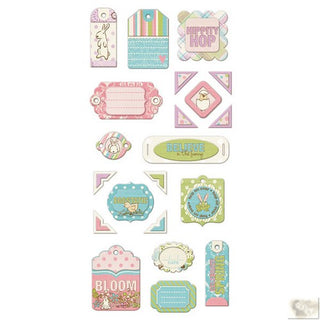 We R Memory Keepers Layered Chipboard Cotton Tails - Scrap Of Your Life 