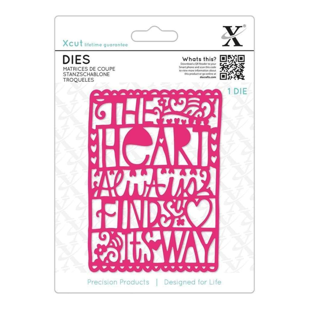 X-Cut Dies - The Heart Always Find Its Way - Scrap Of Your Life 